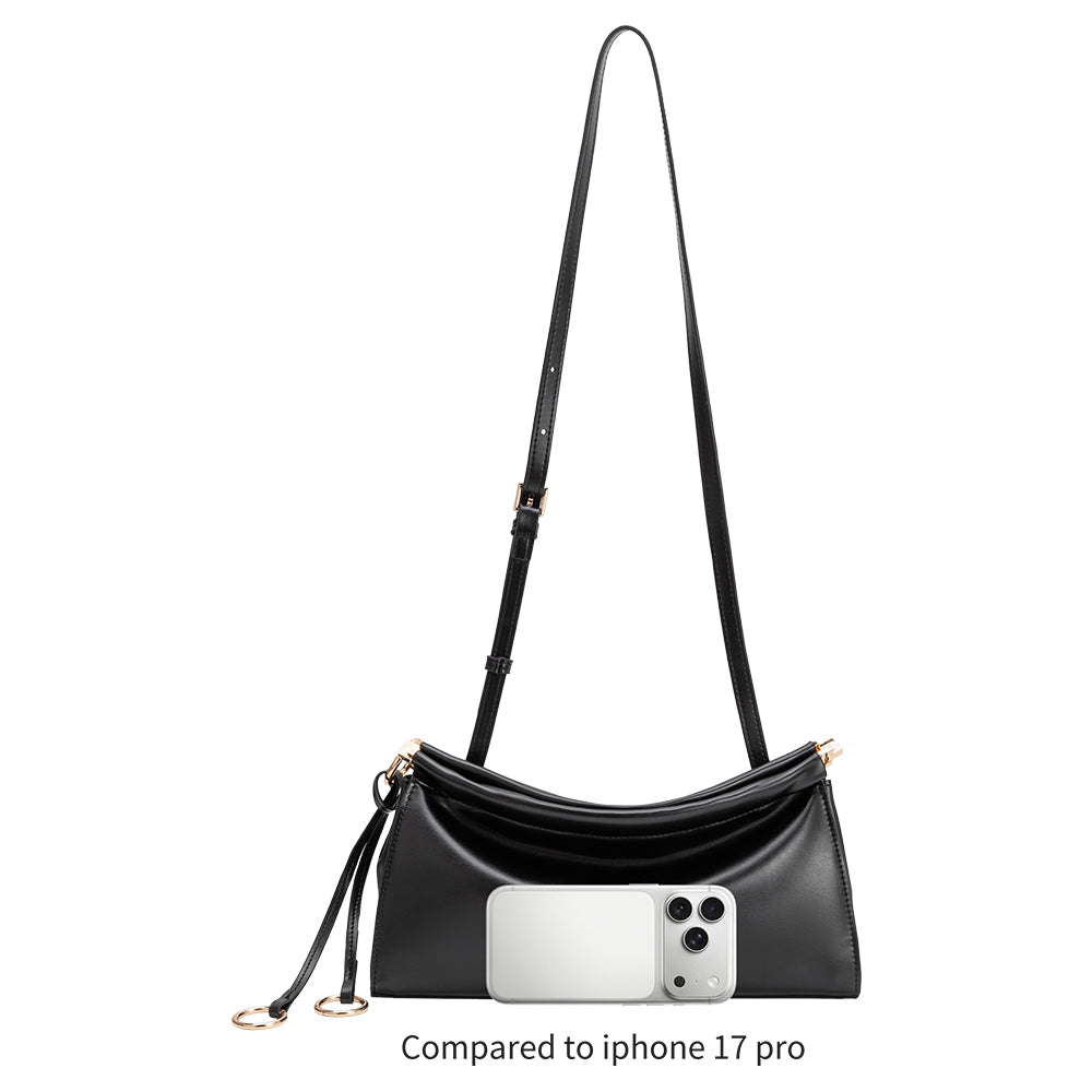 Tan Amaya Vegan Leather Shoulder Bag - Melie Bianco