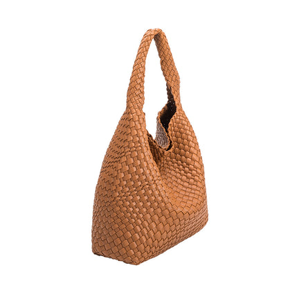 Saddle Johanna Large Recycled Vegan Leather Shoulder Bag |Melie Bianco - Melie Bianco
