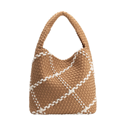 Sand Johanna Large Nylon Shoulder Bag - Melie Bianco