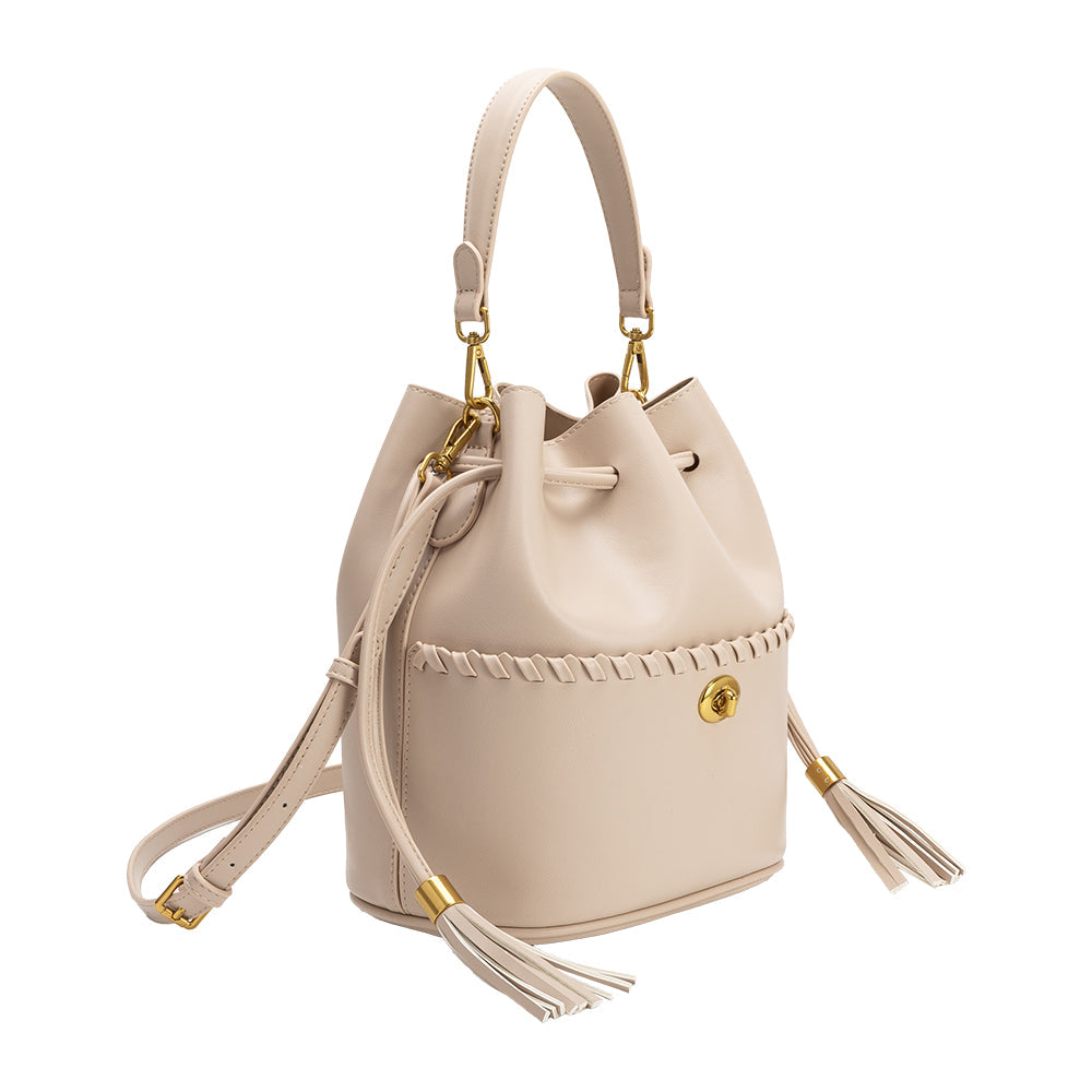 Bone Janae Recycled Vegan Leather Top Handle Bag - Melie Bianco