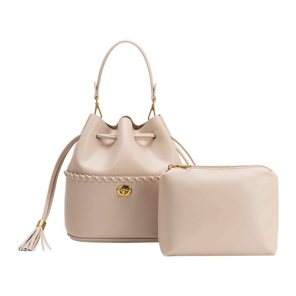 Bone Janae Recycled Vegan Leather Top Handle Bag - Melie Bianco