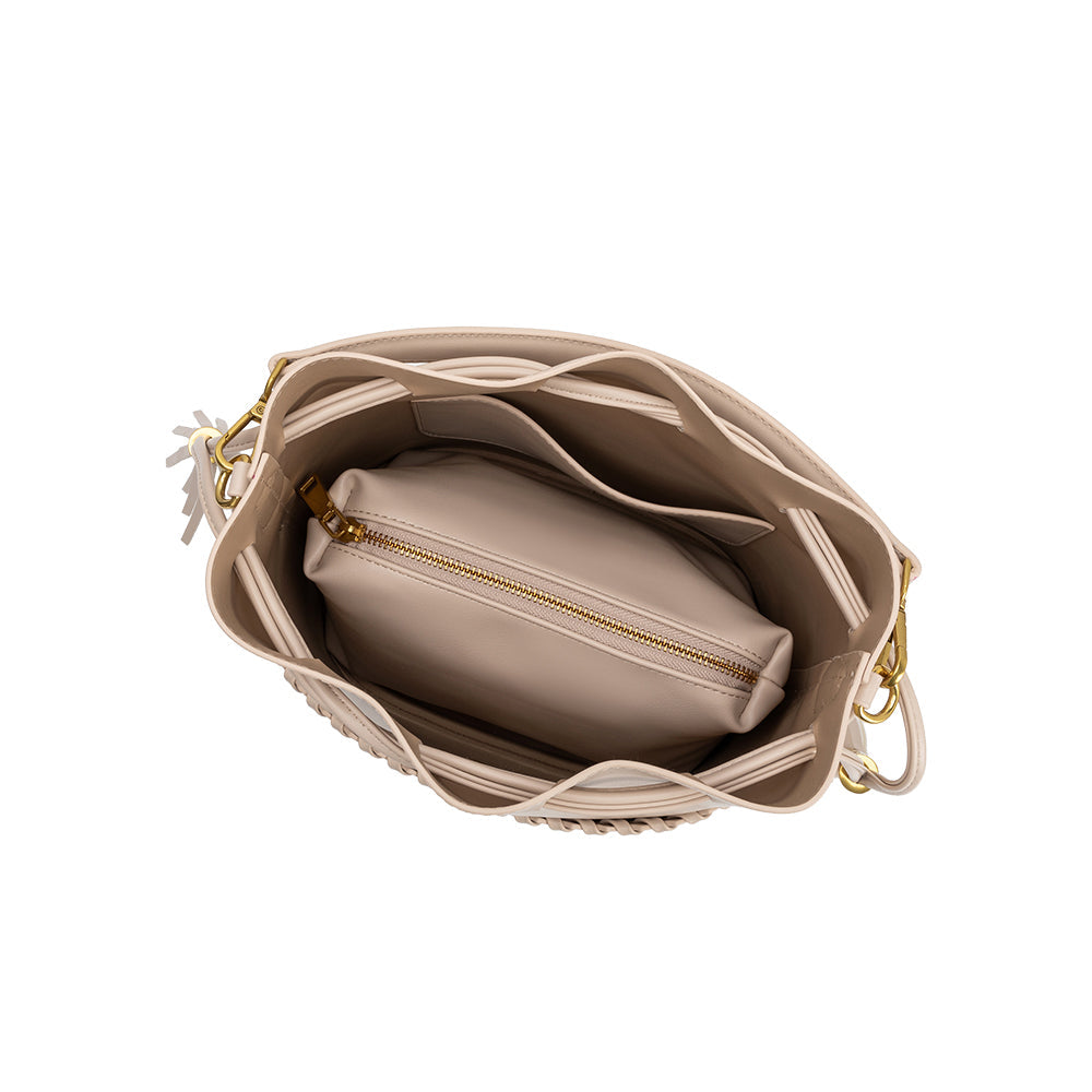 Bone Janae Recycled Vegan Leather Top Handle Bag - Melie Bianco