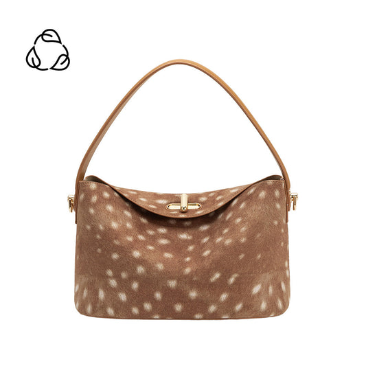 Bambi Lana Recycled Vegan Leather Crossbody Bag - Melie Bianco