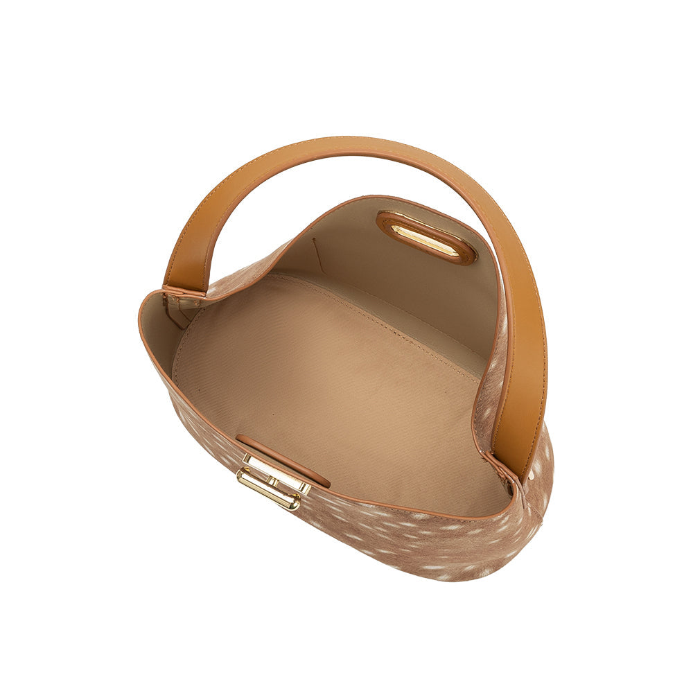 Bambi Lana Recycled Vegan Leather Crossbody Bag - Melie Bianco