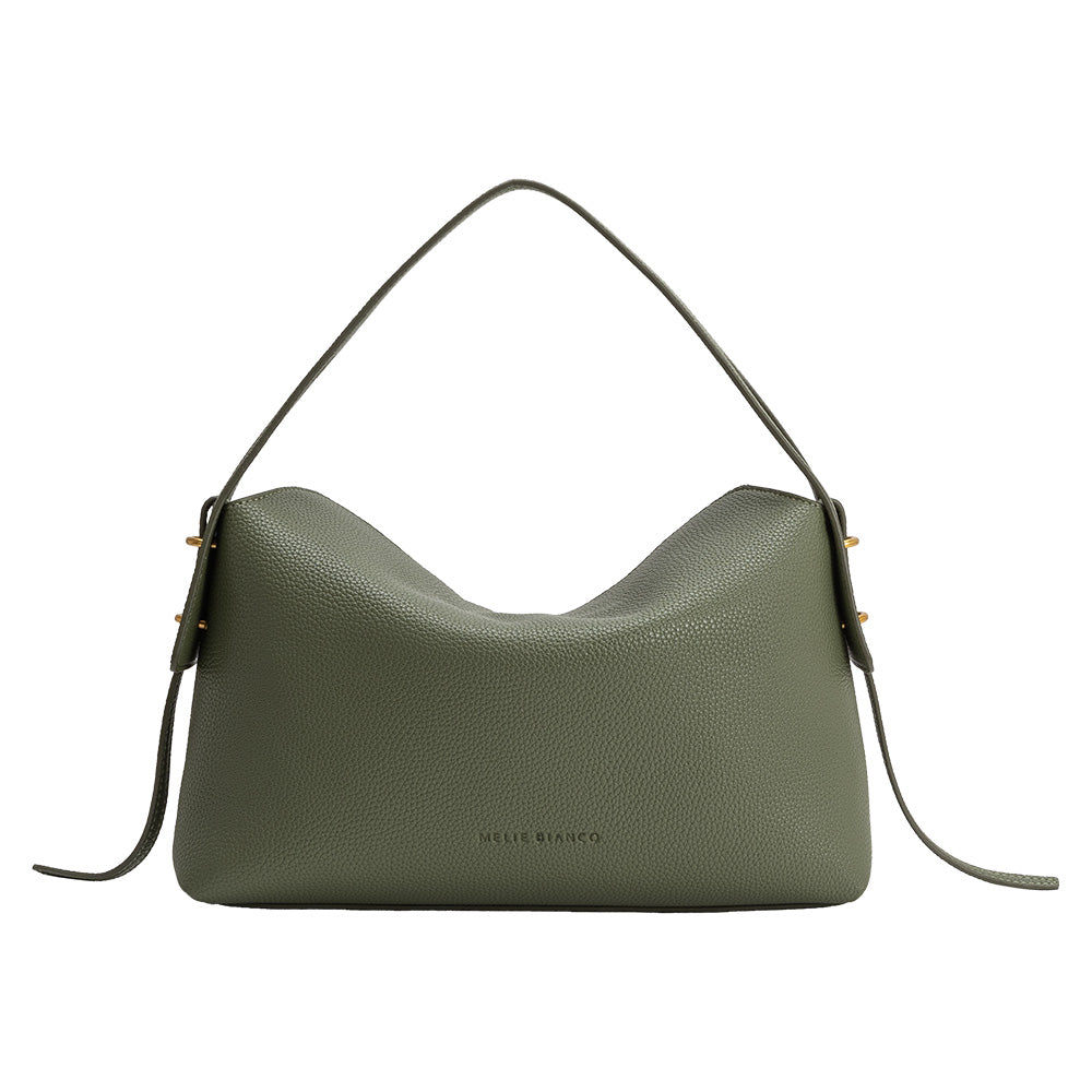 Sage Emory Recycled Vegan Leather Top Handle Bag - Melie Bianco