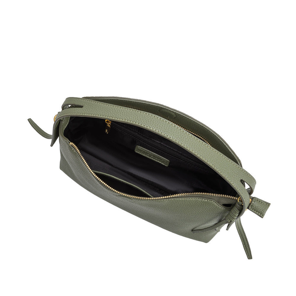 Sage Emory Recycled Vegan Leather Top Handle Bag - Melie Bianco
