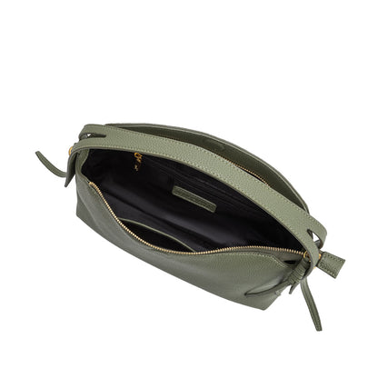 Sage Emory Recycled Vegan Leather Top Handle Bag - Melie Bianco