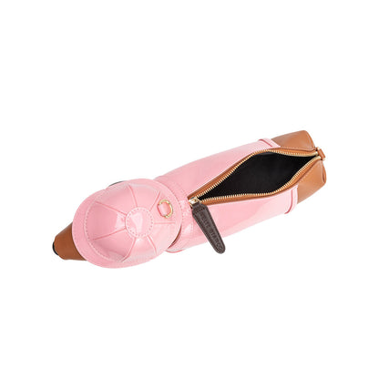 Pink Rain Dog Vegan Leather Crossbody Bag - Melie Bianco