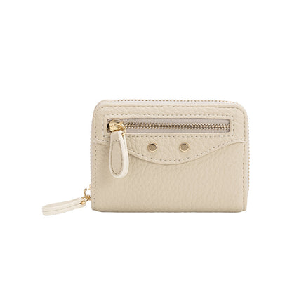 Ivory Frankie Vegan Leather Wallet - Melie Bianco