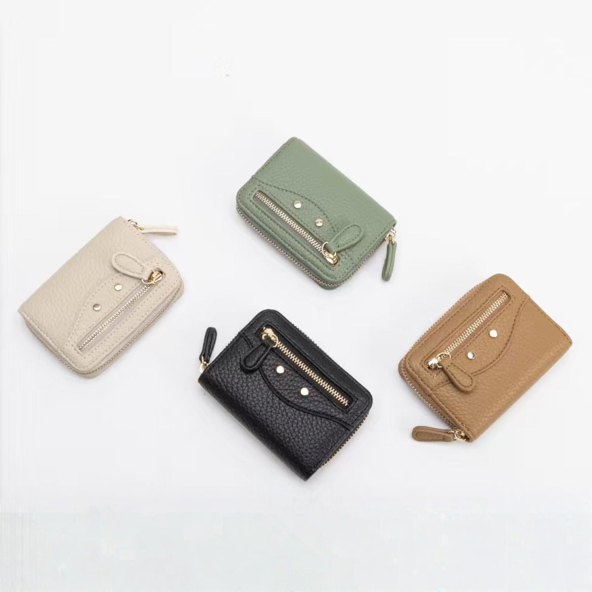 Ivory Frankie Vegan Leather Wallet - Melie Bianco