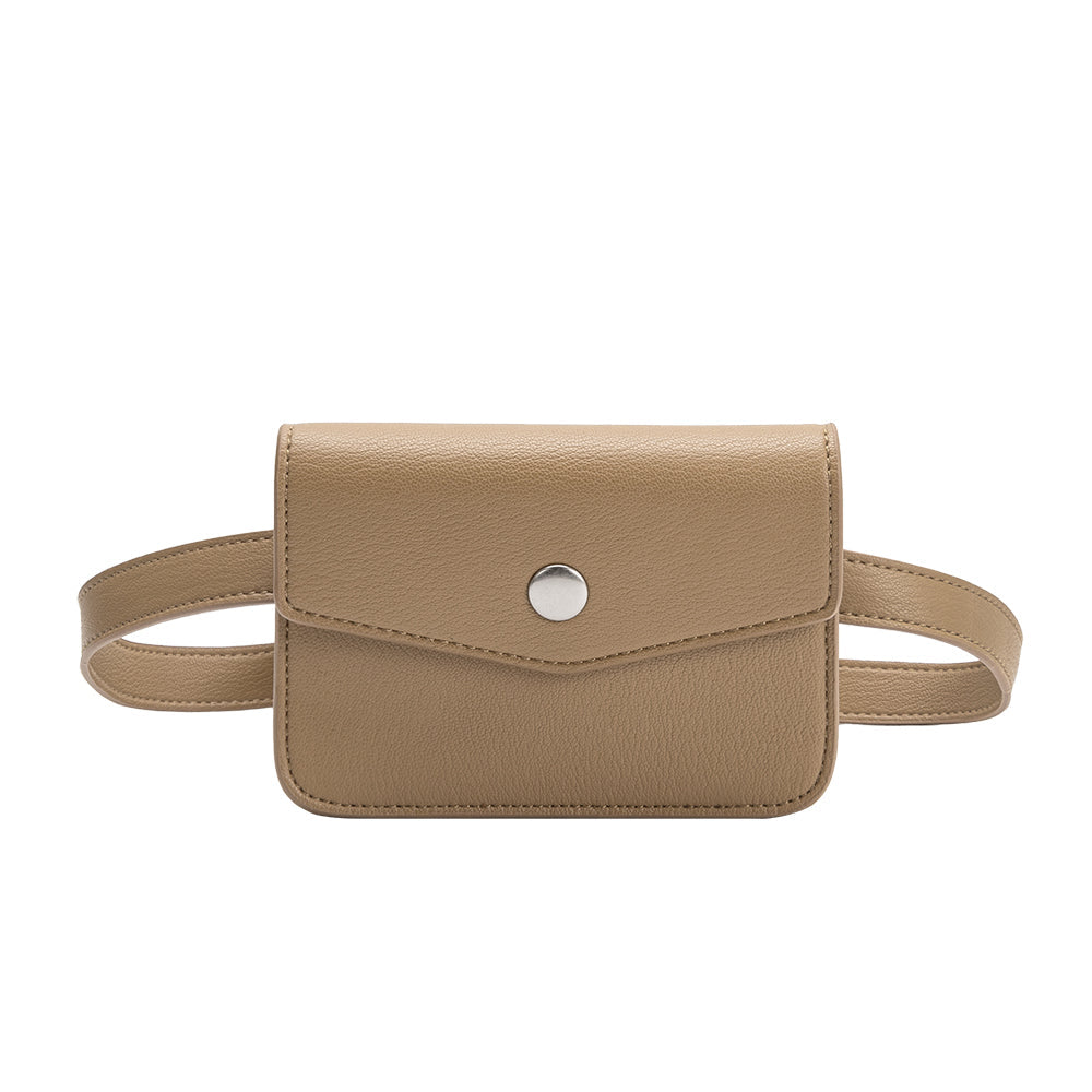 Taupe Amberlee Vegan Leather Wallet - Melie Bianco