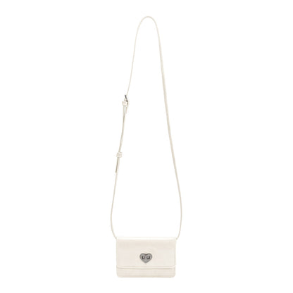 Ivory Hart Small Vegan Leather Card Holder - Melie Bianco