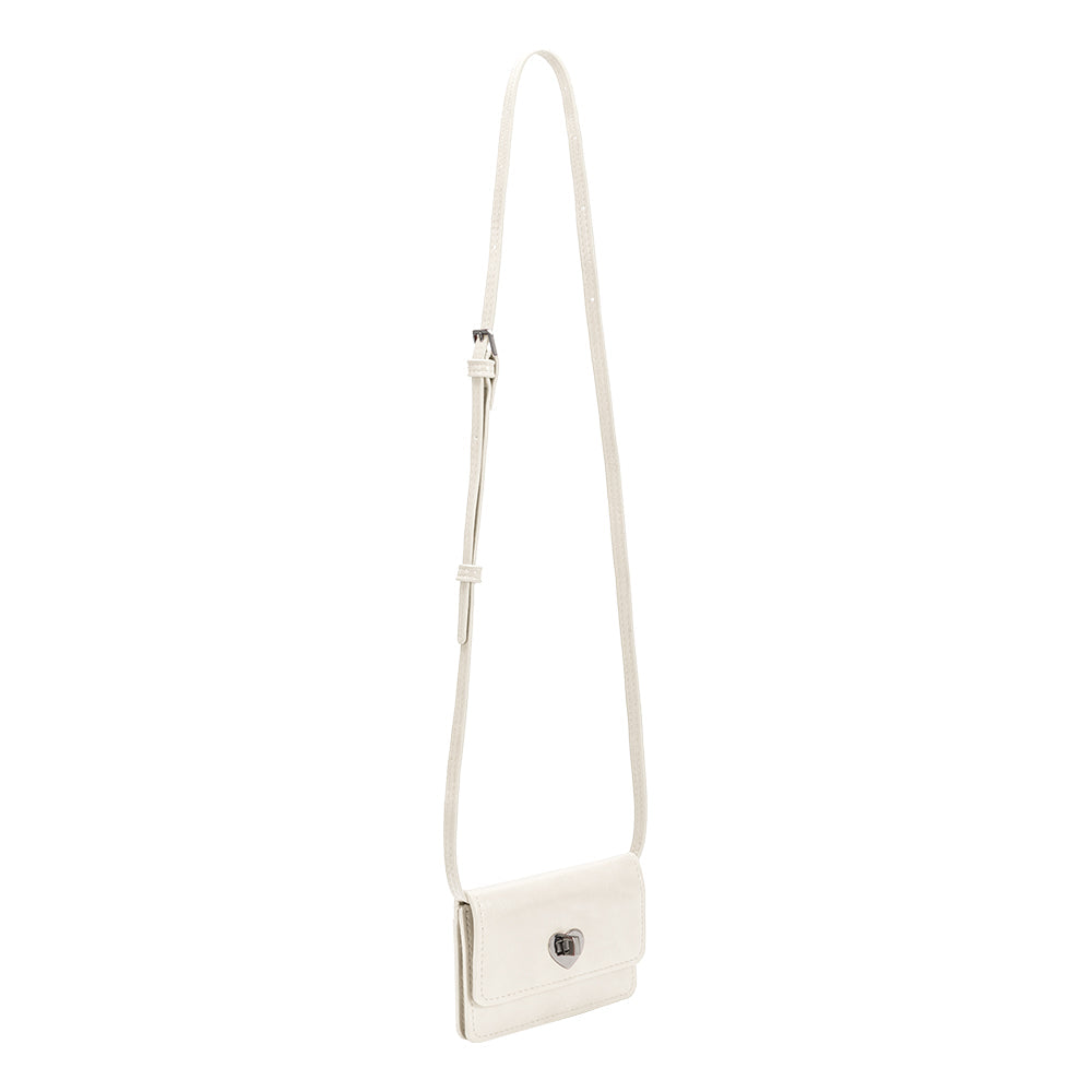 Ivory Hart Small Vegan Leather Card Holder - Melie Bianco
