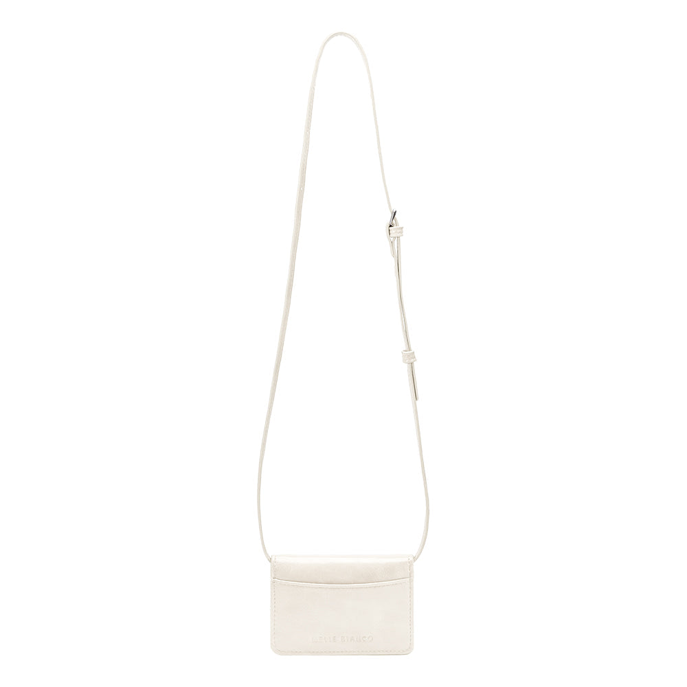 Ivory Hart Small Vegan Leather Card Holder - Melie Bianco