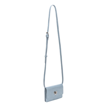 Blue Hart Small Vegan Leather Card Holder - Melie Bianco