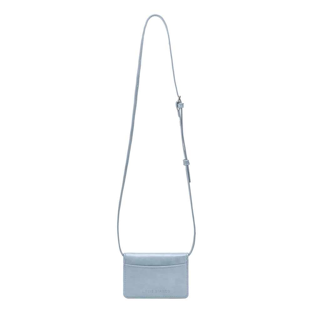 Blue Hart Small Vegan Leather Card Holder - Melie Bianco