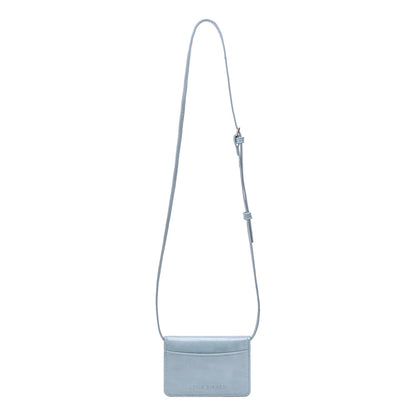 Blue Hart Small Vegan Leather Card Holder - Melie Bianco