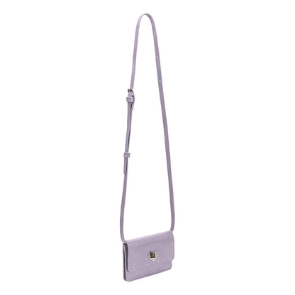 Lilac Hart Small Vegan Leather Card Holder - Melie Bianco