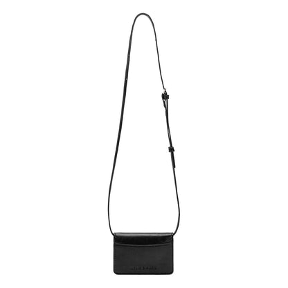 Black Hart Small Vegan Leather Card Holder - Melie Bianco