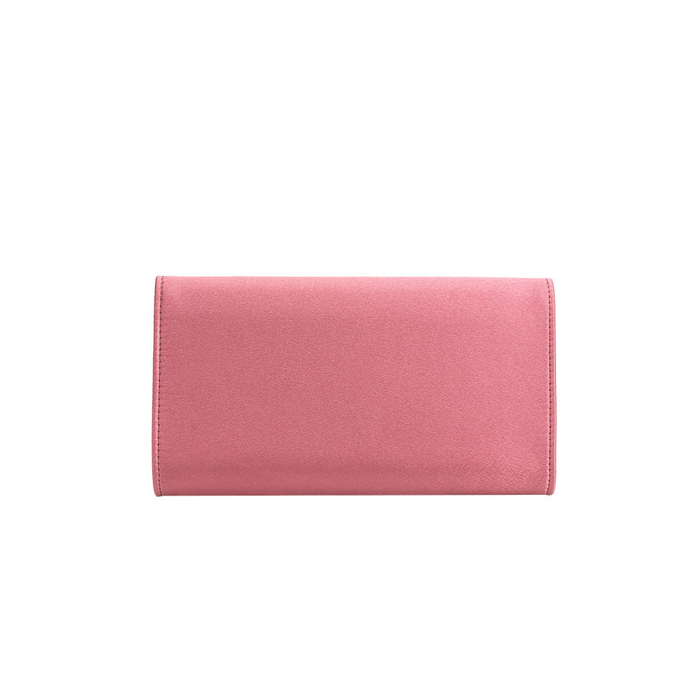 Rose Elodie Satin Crossbody Bag - Melie Bianco
