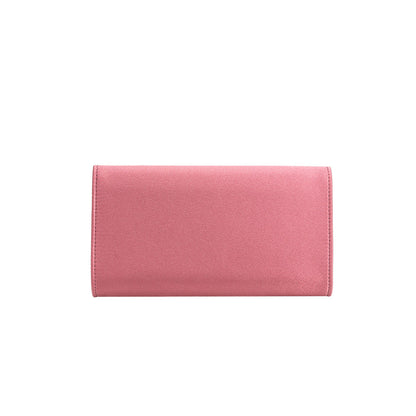 Rose Elodie Satin Crossbody Bag - Melie Bianco