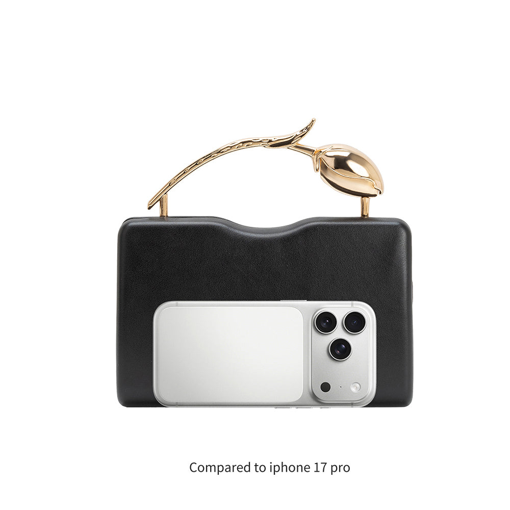Burgundy Belle Vegan Leather Crossbody Bag - Melie Bianco