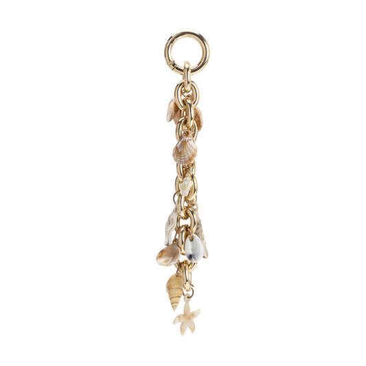 Gold Seashell Bag Charm - Melie Bianco