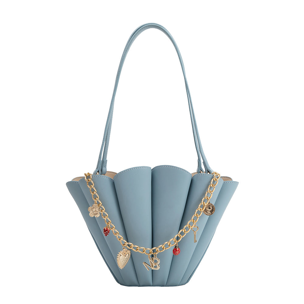 Gold Springtime Chain Bag Charm - Melie Bianco
