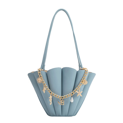 Gold Seaside Chain Bag Charm - Melie Bianco