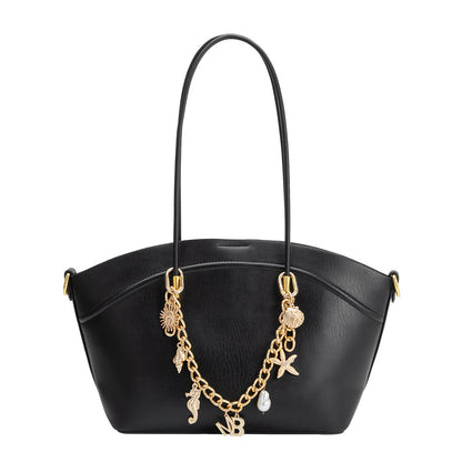 Gold Seaside Chain Bag Charm - Melie Bianco