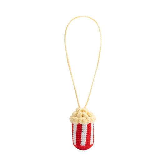Yellow Popcorn Crochet Bag Charm - Melie Bianco