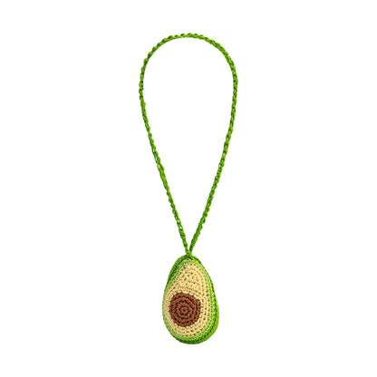 Green Avocado Crochet Bag Charm - Melie Bianco