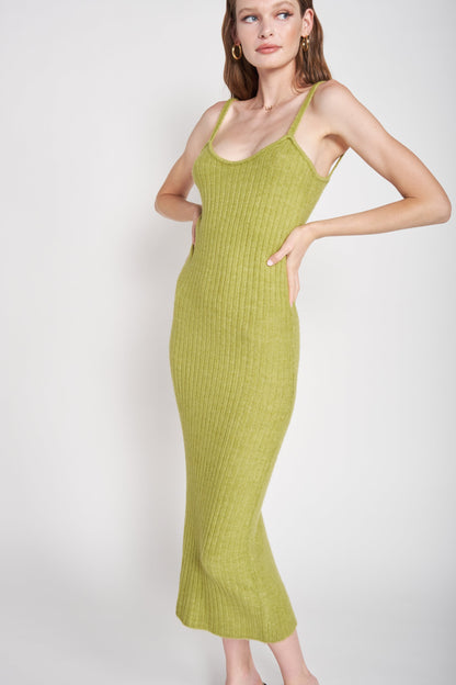 Cardigan & Midi Dress Set - Melie Bianco