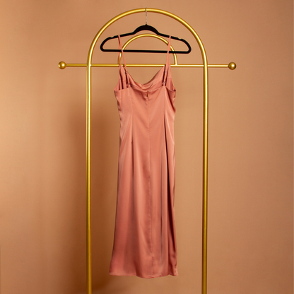 Cowl Neck Slip Dress - Melie Bianco