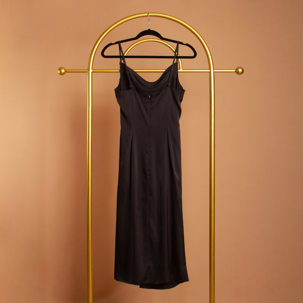 Cowl Neck Slip Dress - Melie Bianco