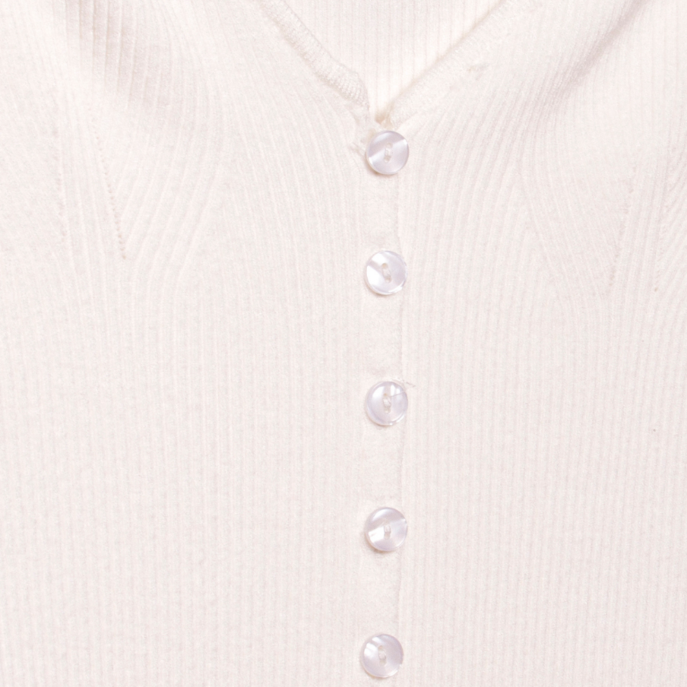 Off Shoulder Knit Cardigan - Melie Bianco