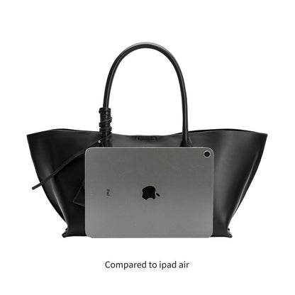 Espresso Astrid Recycled Vegan Leather Tote Bag - Melie Bianco