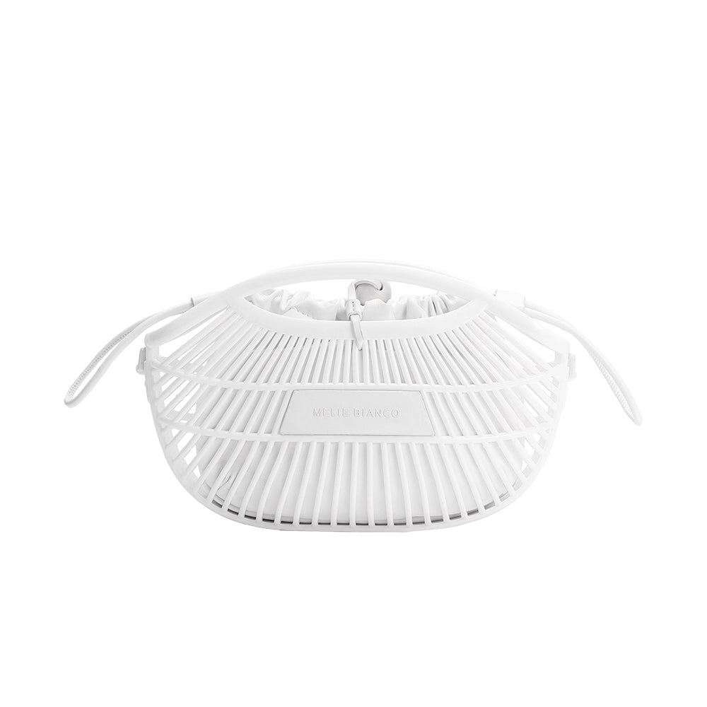 White Nikko Jelly Small Tote Bag - Melie Bianco