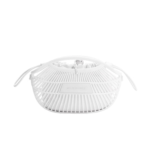 White Nikko Jelly Small Tote Bag - Melie Bianco
