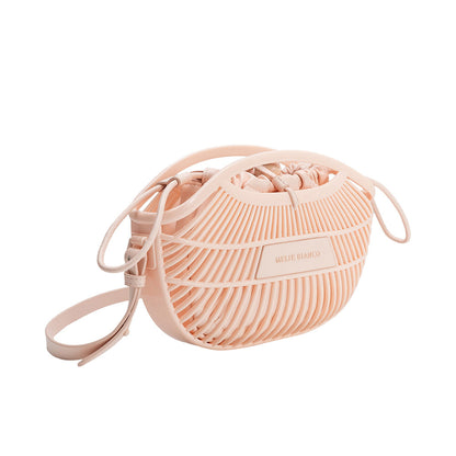Peach Nikko Jelly Small Tote Bag - Melie Bianco
