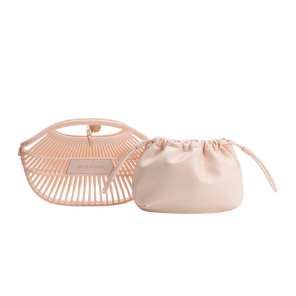 Peach Nikko Jelly Small Tote Bag - Melie Bianco