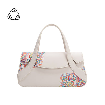 Bone Beatriz Recycled Vegan Leather Crossbody Bag - Melie Bianco