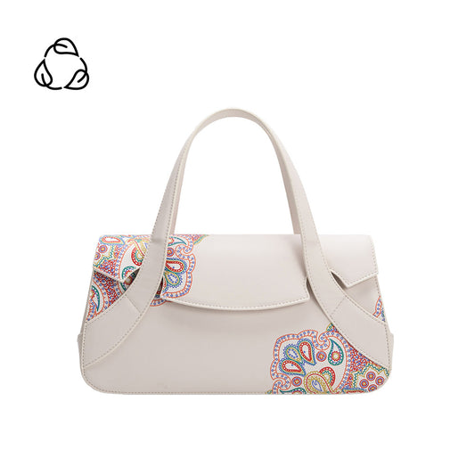 Bone Beatriz Recycled Vegan Leather Crossbody Bag - Melie Bianco