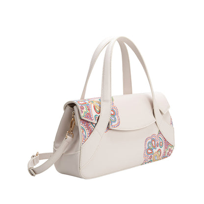 Bone Beatriz Recycled Vegan Leather Crossbody Bag - Melie Bianco