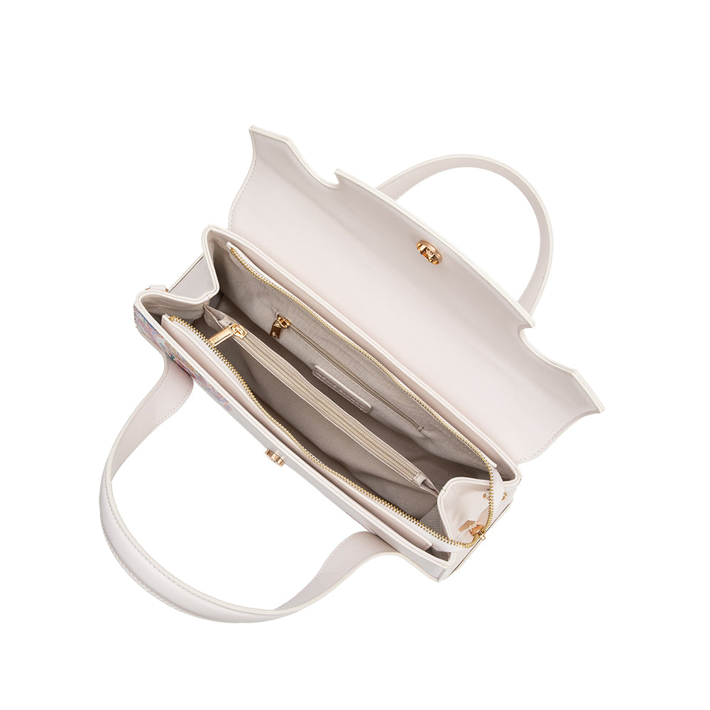 Bone Beatriz Recycled Vegan Leather Crossbody Bag - Melie Bianco