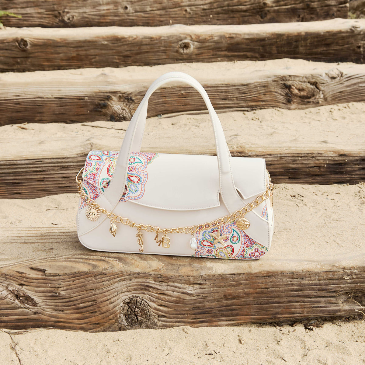 Bone Beatriz Recycled Vegan Leather Crossbody Bag - Melie Bianco