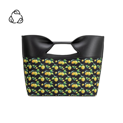 Black Lemon Jillian Recycled Vegan Leather Tote Bag - Melie Bianco