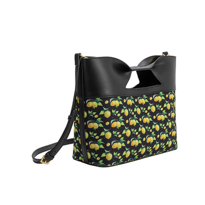Black Lemon Jillian Recycled Vegan Leather Tote Bag - Melie Bianco