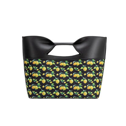 Black Lemon Jillian Recycled Vegan Leather Tote Bag - Melie Bianco