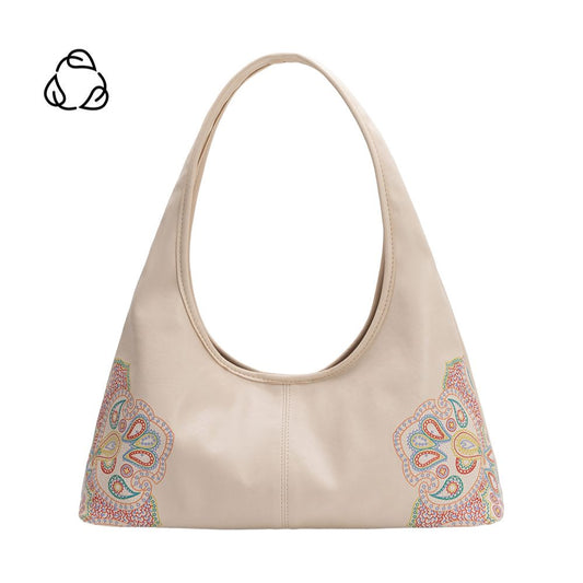 Bone Tinsley Recycled Vegan Leather Shoulder Bag - Melie Bianco